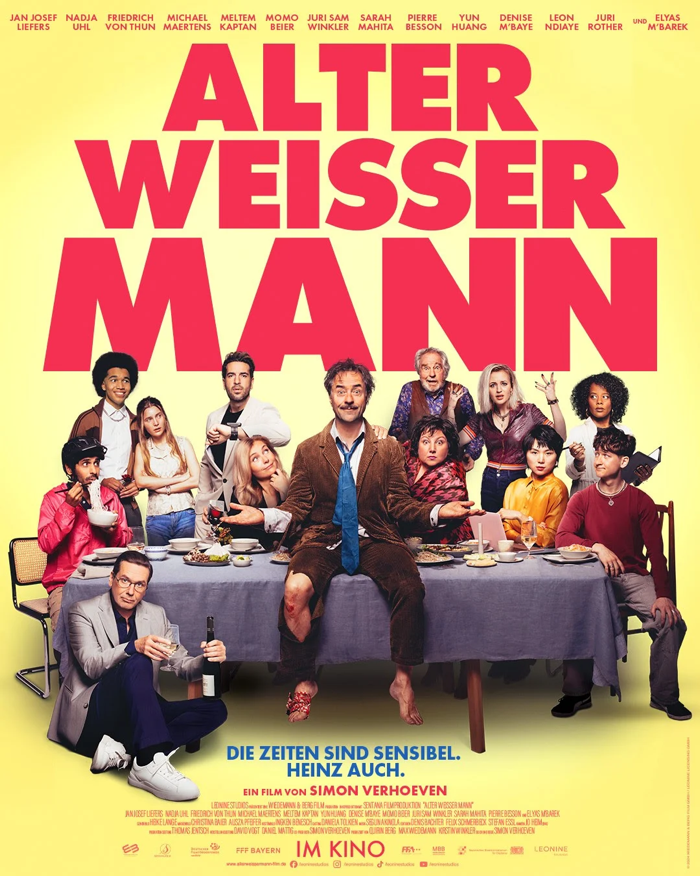 Alter weißer Mann Plakat